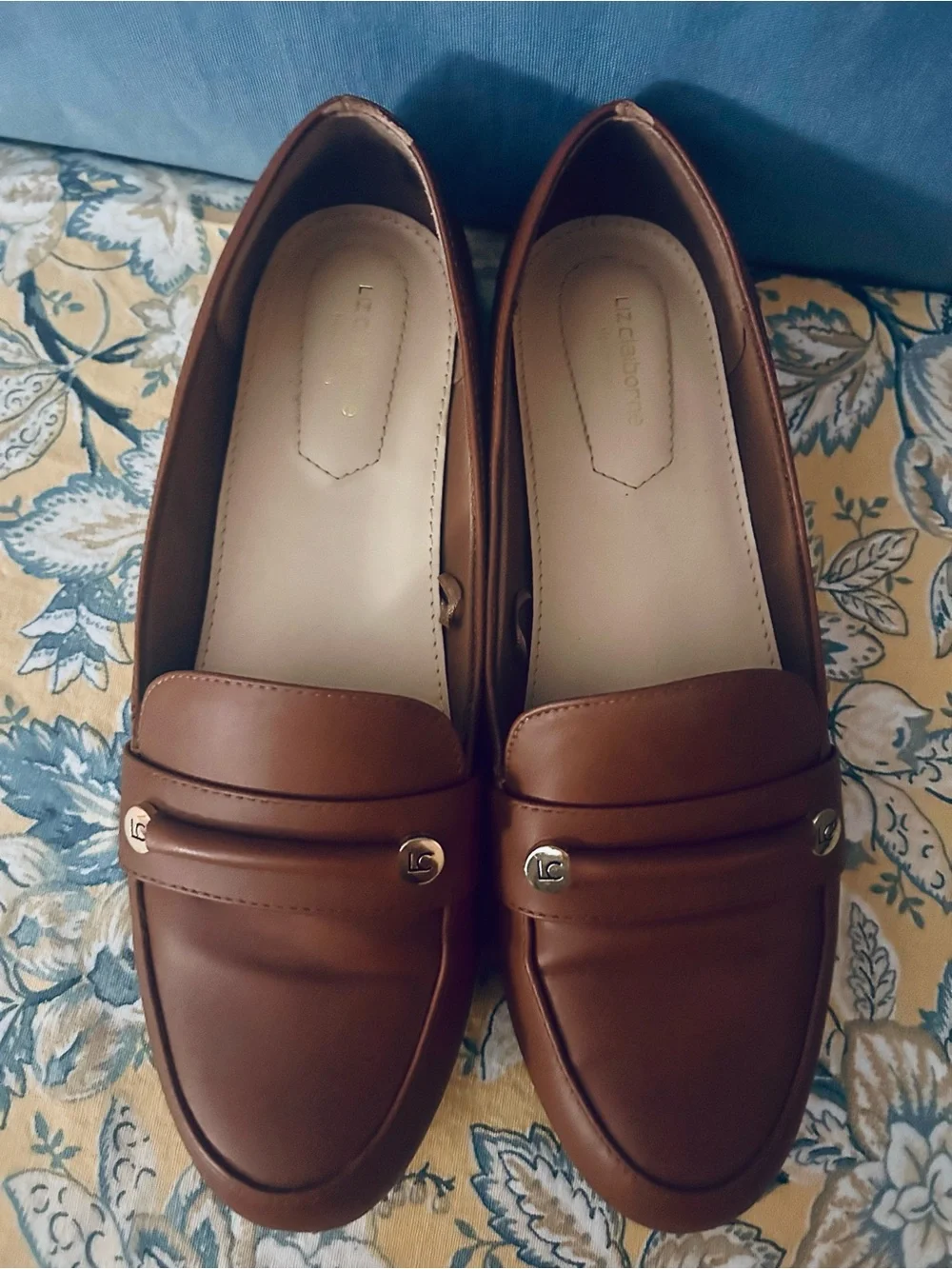 Liz Claiborne “Trish” Cognac Flats
